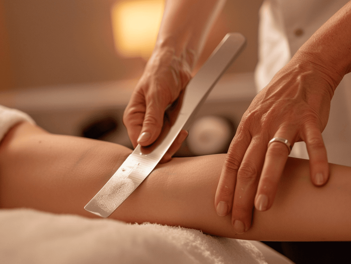 IASTM instrument-assisted therapy at Smile Well Coquitlam