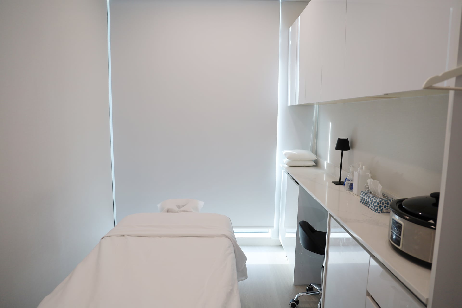 Medical laser and skincare treatment room at Smile Well Coquitlam